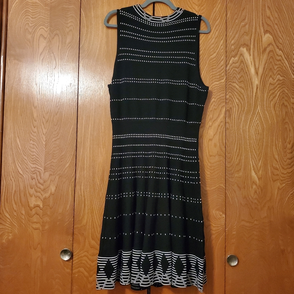 Kate Spade Textured Knit Fit And Flare Dress - Picture 5 of 5